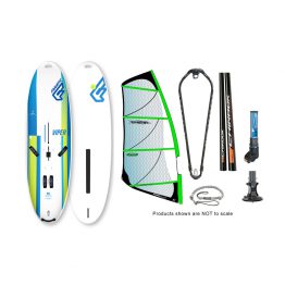 Fanatic Viper and Power Glide Windsurfing Package
