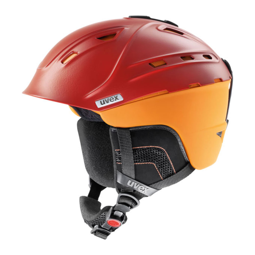 Meer dan wat dan ook brand explosie Uvex P2US Ski Snowboard Helmet Burnt Org - Curtis Sport Connection